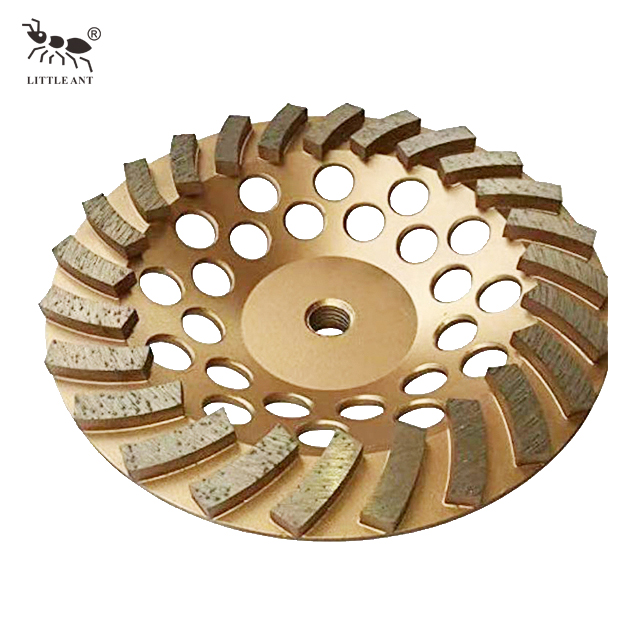 Hollow-carved Design Quick Cut Metal Bond Diamond Concrete Grinding Wheel