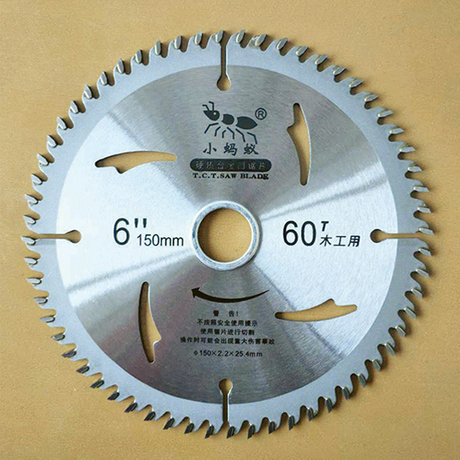 6" 150mm Carbide Tip Circular Saw Blade Cutter Tool for Cutting Wood 1" Hole 60T