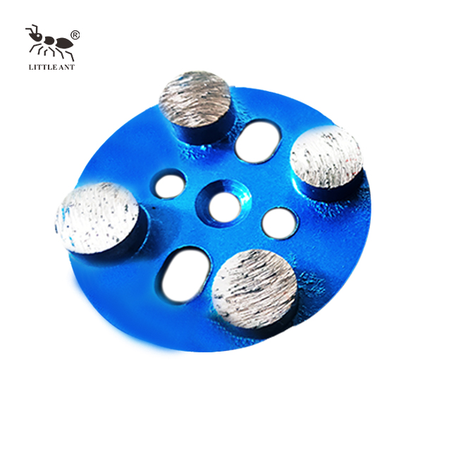 Metal Grinding Plate Circular Disc 4 Gears for Concrete Triangle Gear Dry And Wet Use Coarse