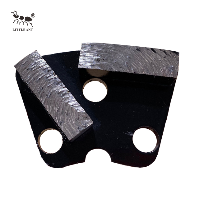 Metal Diamond Grinding Plate for Concrete Solid Angle 2 Square Gear Bayonet Base