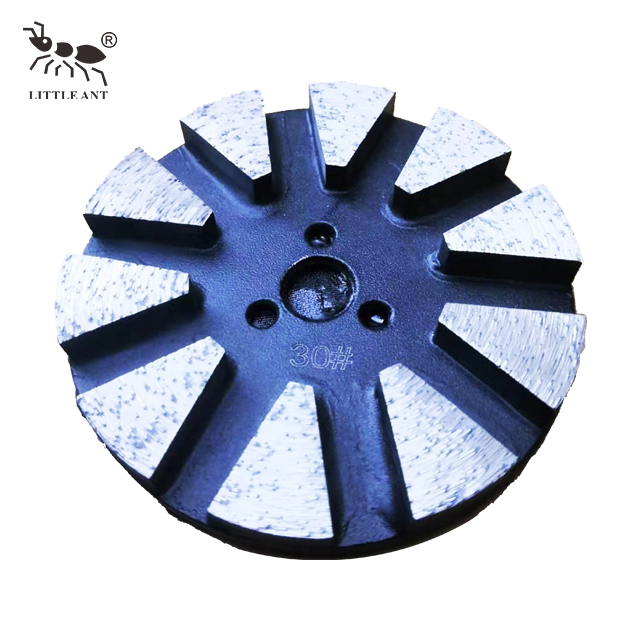 Metal Grinding Plate 10 Gears for Concrete Triangle Gear Dry And Wet Use Coarse